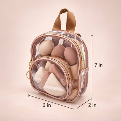 Nude Glam Sponge Set with Mini Backpack