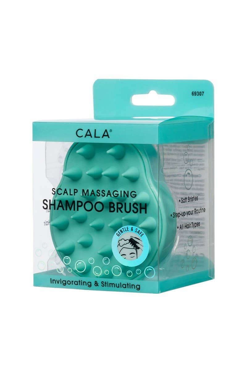 CALA Scalp Massaging Shampoo Brush - Mint