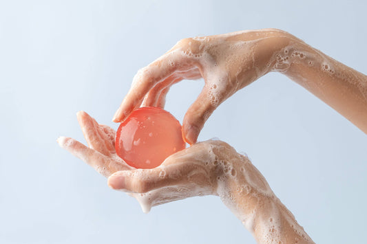 Exfoliating Aqua Jelly Ball Cleanser - Peachy Pink