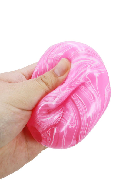 Marbled Cube Putty Filled Squishy
