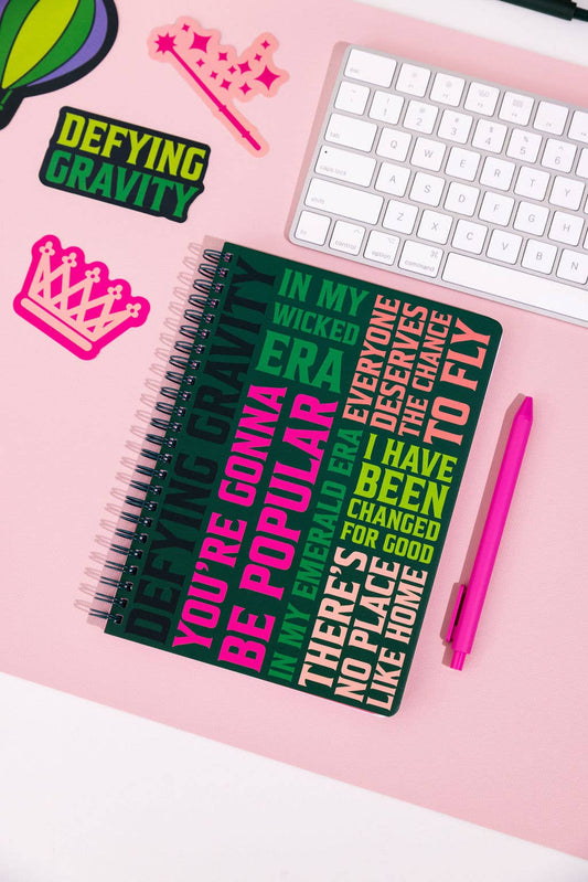 Wicked Notebook, Wicked Word Cloud