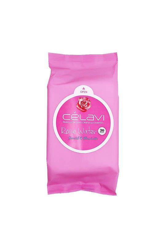 Celavi Rose Water Makeup Cleansing Towelette