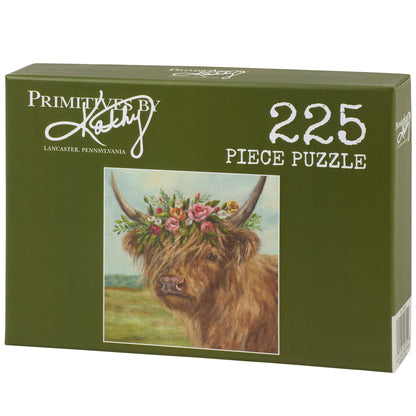 Floral Crown Highland 225 Piece Puzzle