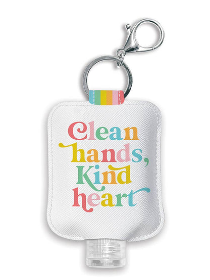 "Clean Hands Kind Heart" Hand Santitizer Holder
