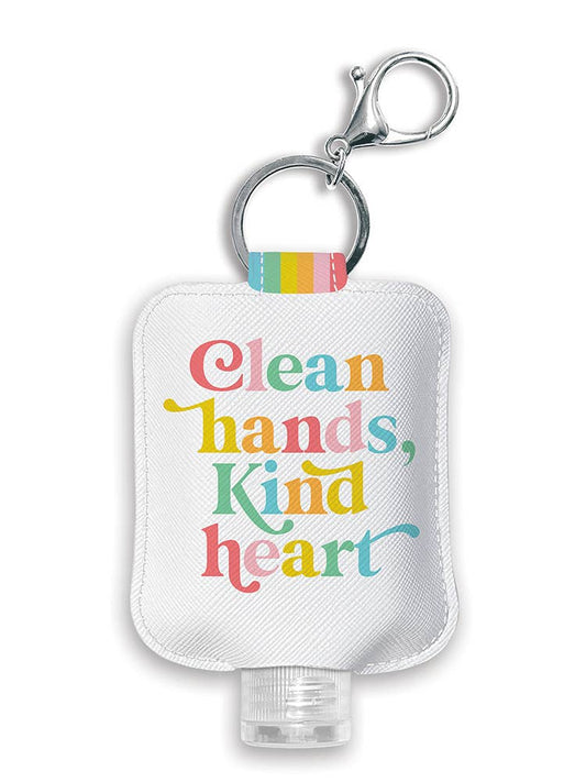 "Clean Hands Kind Heart" Hand Santitizer Holder