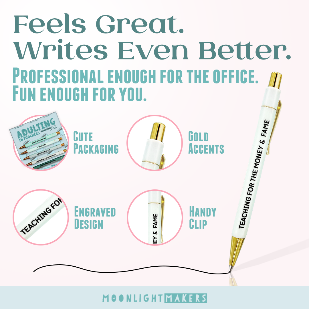 Adulting In Progress Pen Set