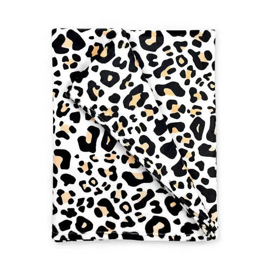 Catwalk Leopard Plush Blanket