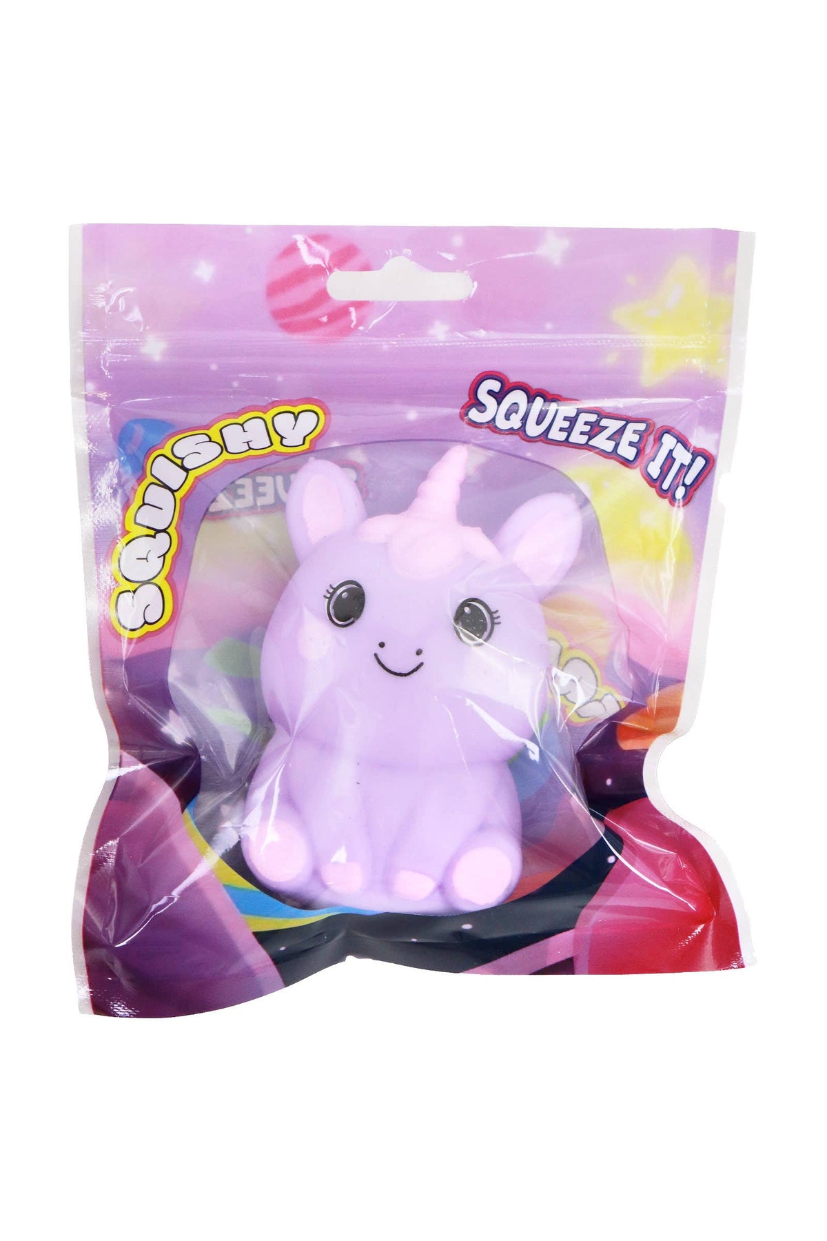 Cute Pastel Unicorn LED Light-Up Squishy Toy