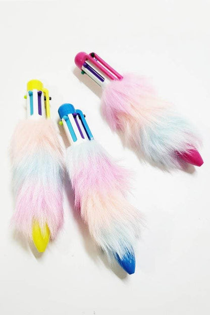 Rainbow Fur 6-Color Boxed Pen