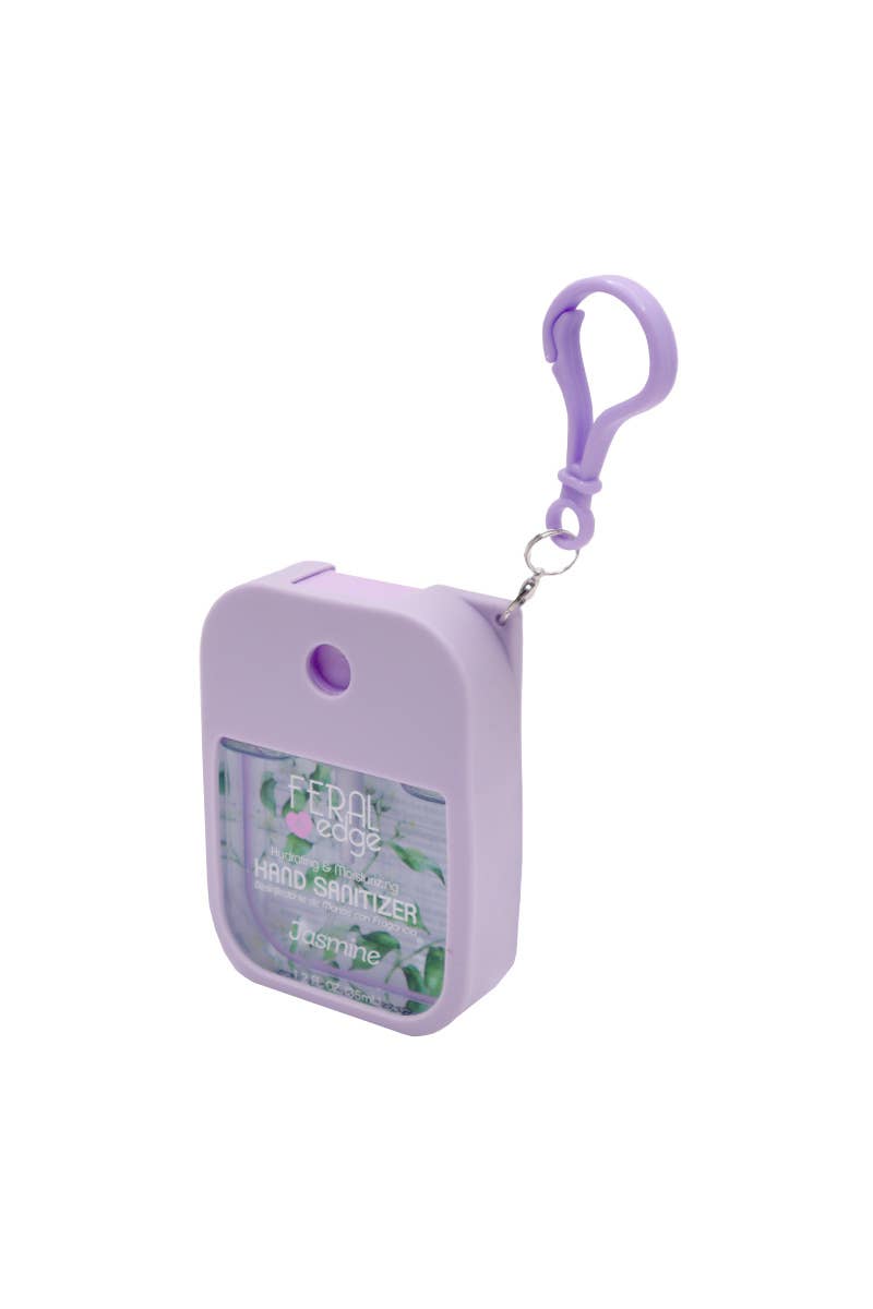 Scented Hand Sanitizer Spray with Silicone Keychain Case