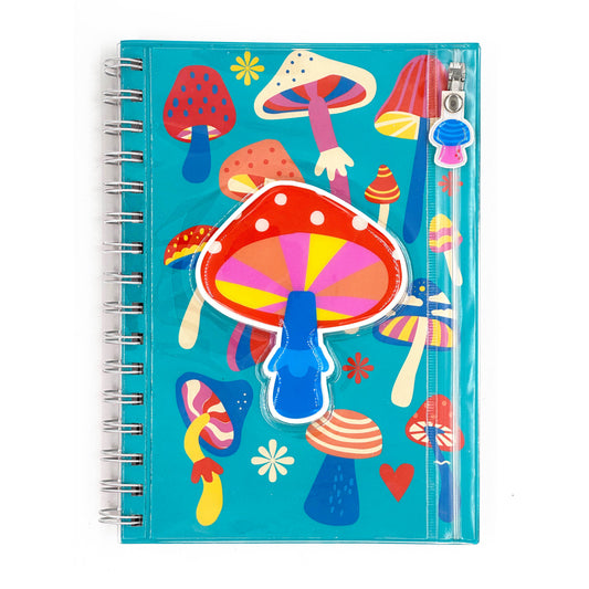 Keep It Together Pouch Journal - Mushrooms