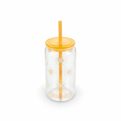 16oz Glass Can Tumbler - Daydream Club