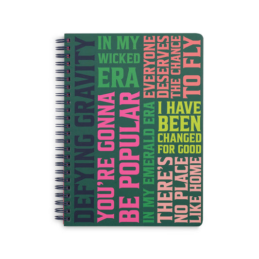 Wicked Notebook, Wicked Word Cloud