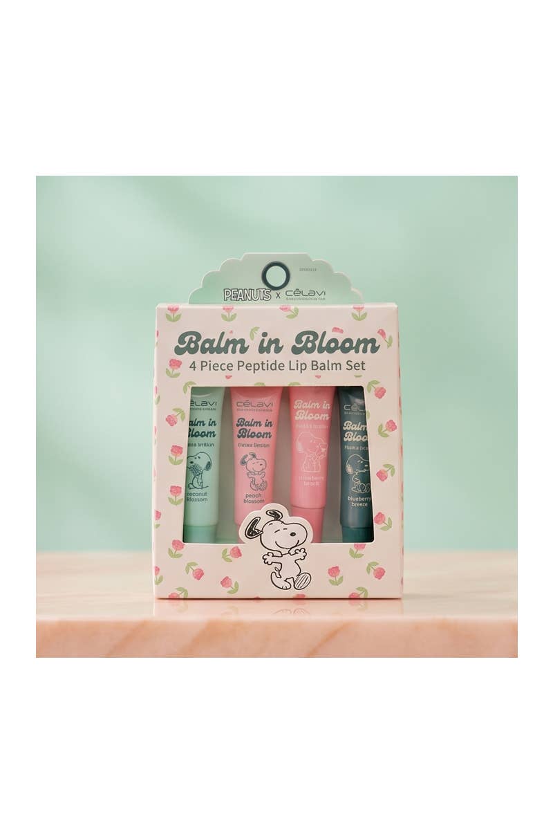 Balm in Bloom Peptide Lip Balm Set (4 Piece)