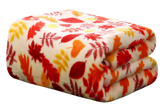 Fall Leaves Throw Blanket (50" x 60")