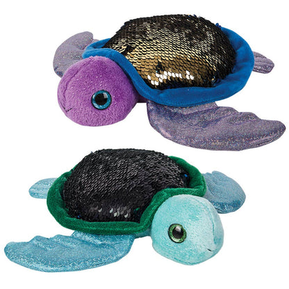 10" Sequinimals Color-Changing Turtle Plush