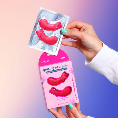 Gummy Bear Glow Hydrating Undereye Masks - 3 Pairs