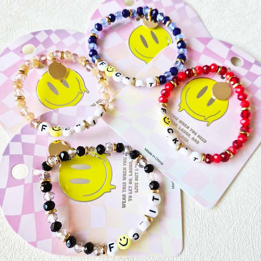 F*ck It Beaded Bracelet