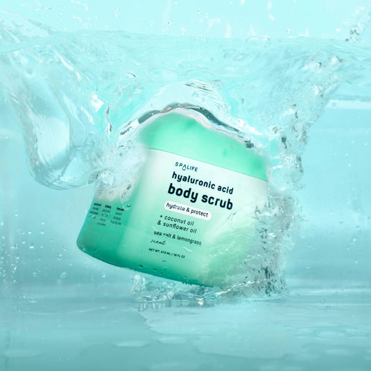 Hyaluronic Acid Body Scrub with Coconut Oil & Sunflower Oil