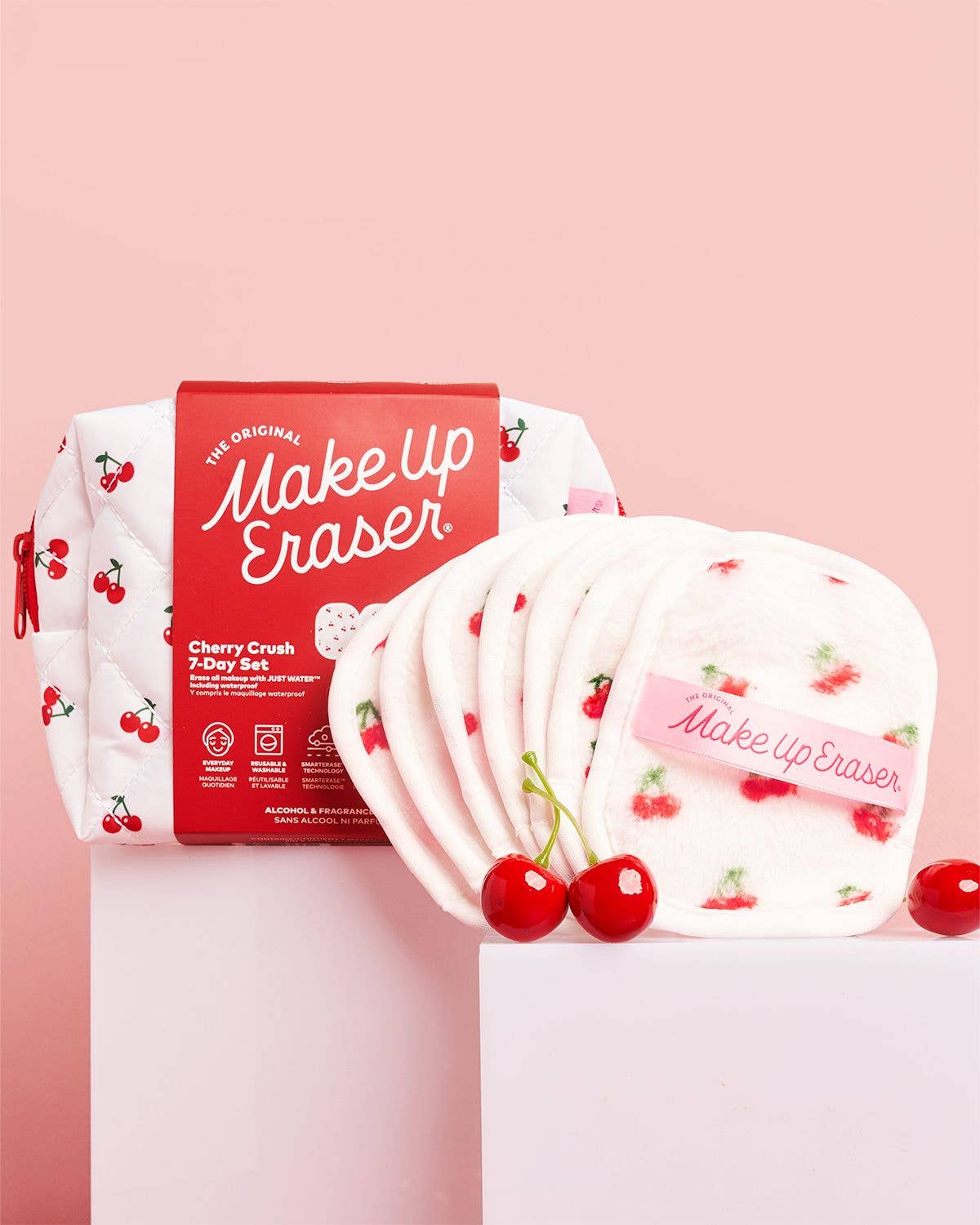 Cherry Crush MakeUp Eraser 7-Day Set