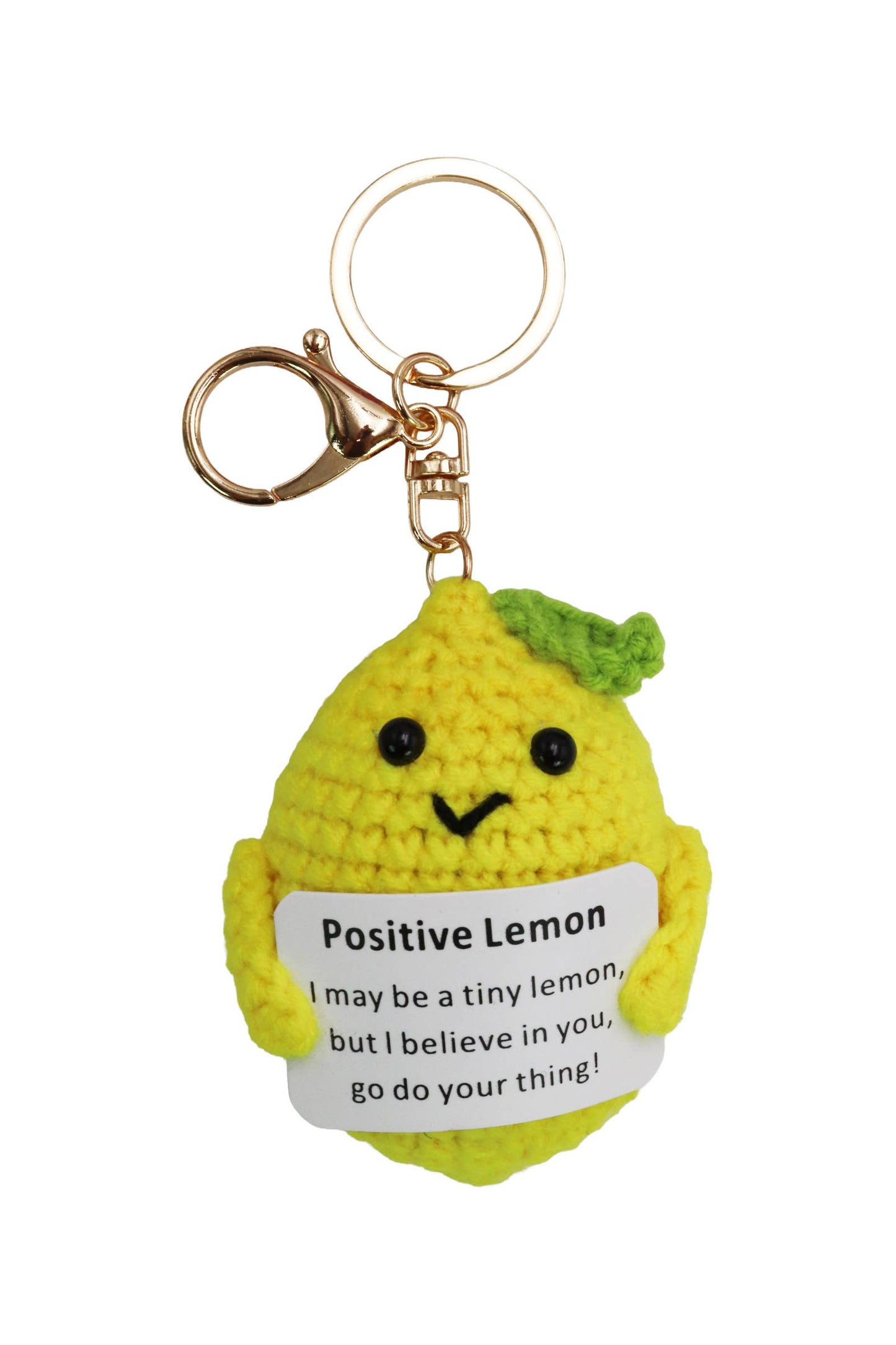 Emotional Support Food Crochet Key Chain