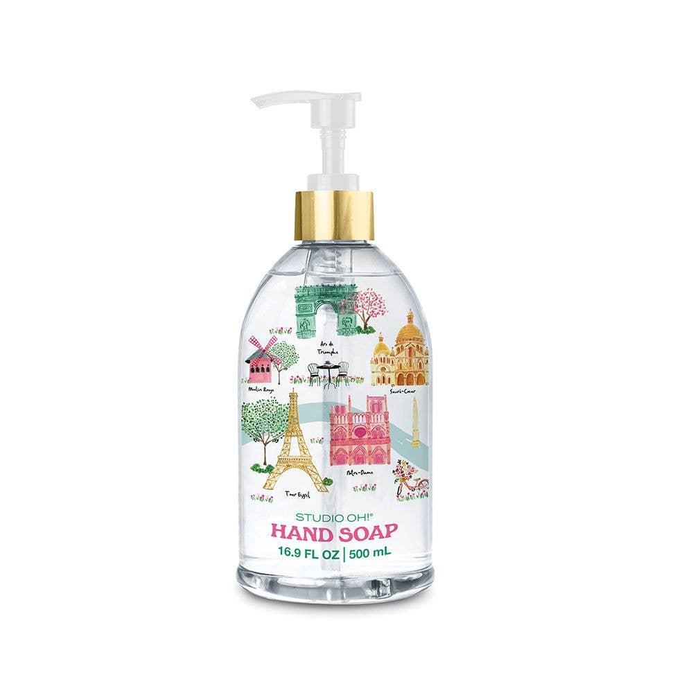Sights of Paris Liquid Hand Soap with Decorative Insert
