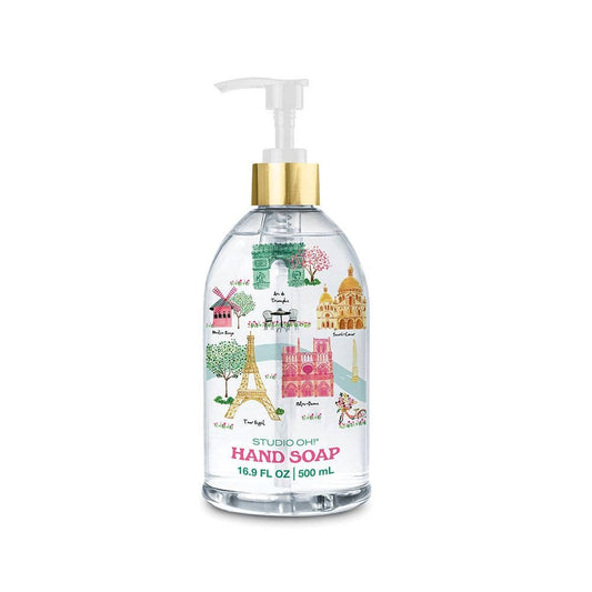Sights of Paris Liquid Hand Soap with Decorative Insert