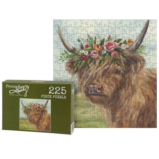 Floral Crown Highland 225 Piece Puzzle