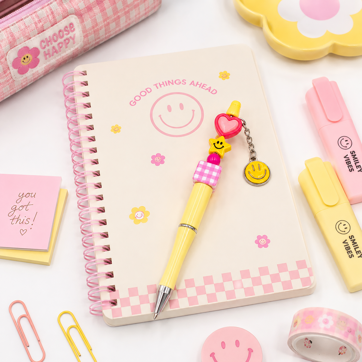 Bead Pen Kit - Smiley Pop
