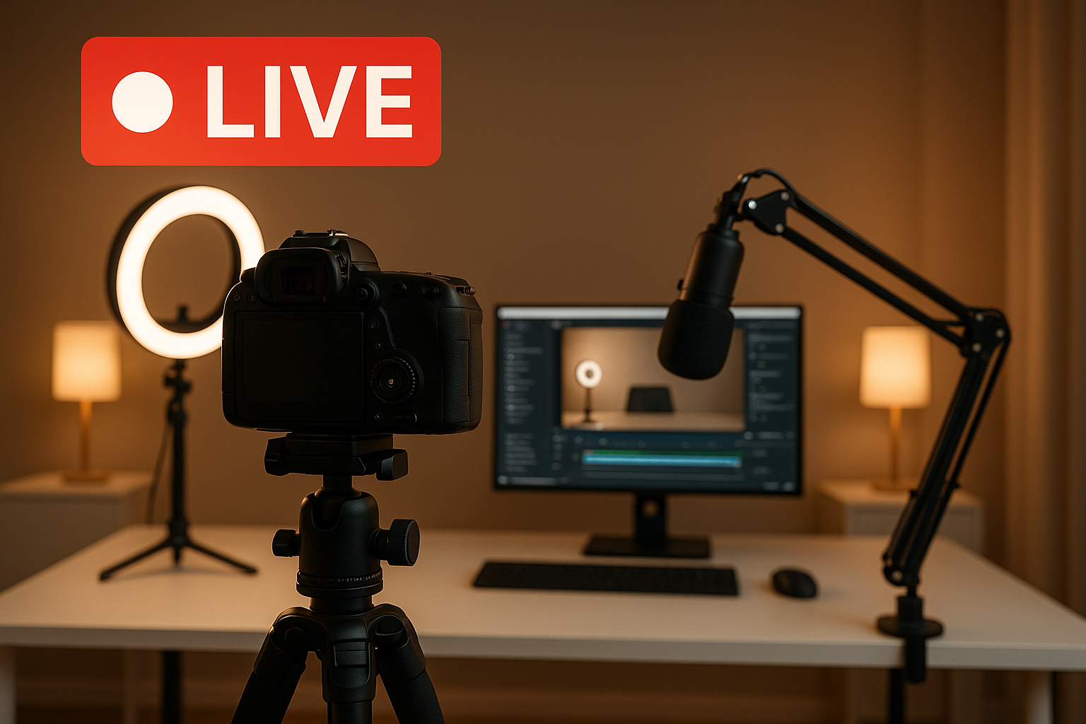 image that signifies a livestream