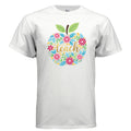 Teach Floral Apple T-Shirt