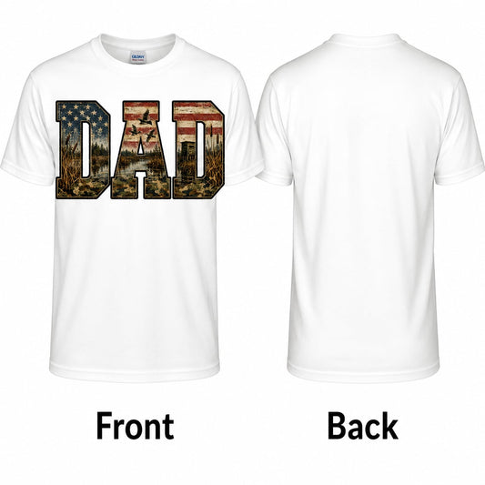 Patriotic Hunting Dad T-Shirt