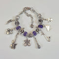 Purple Musical Charm Bracelet