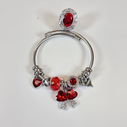 Deep Red w/ Ring