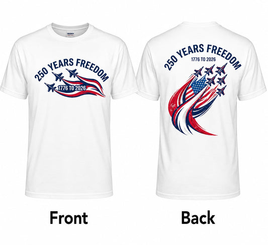 250 Years Fighter Jets T-Shirt