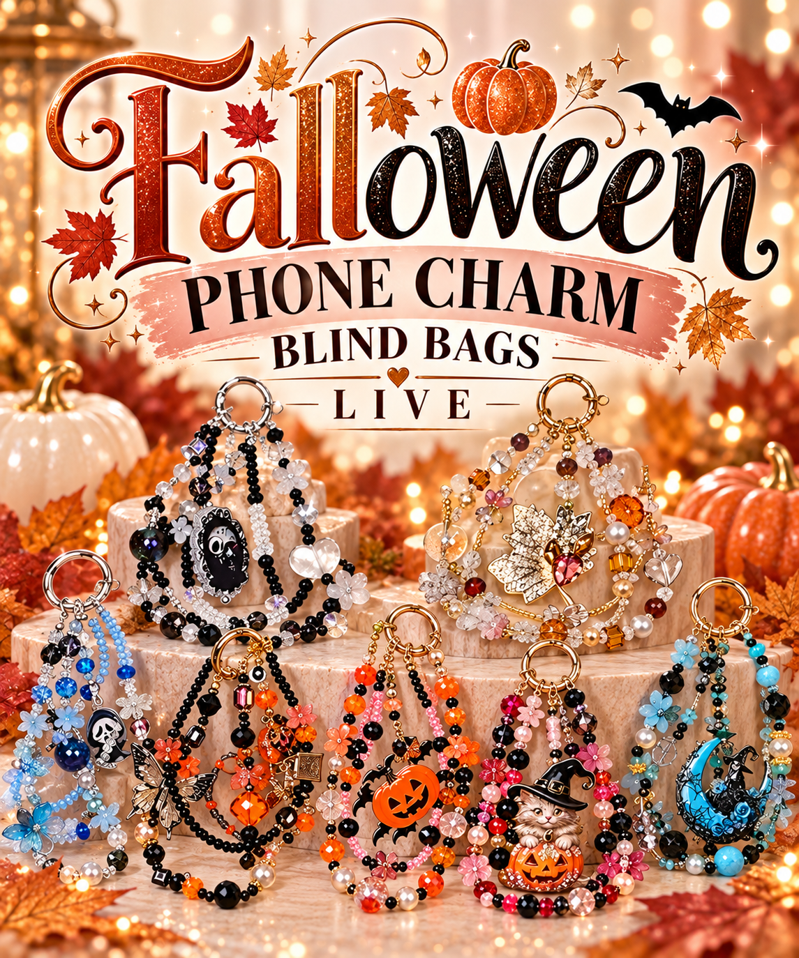 Phone Charm Blind Bags: Falloween Edition