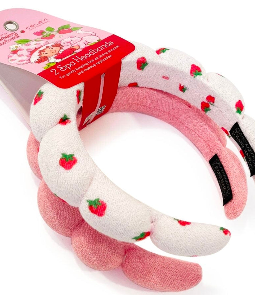 Strawberry Shortcake Cloud/ Spa Headband