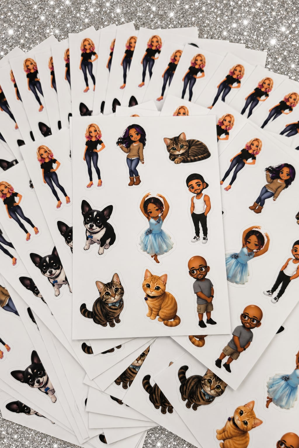 ES Family Sticker Sheet