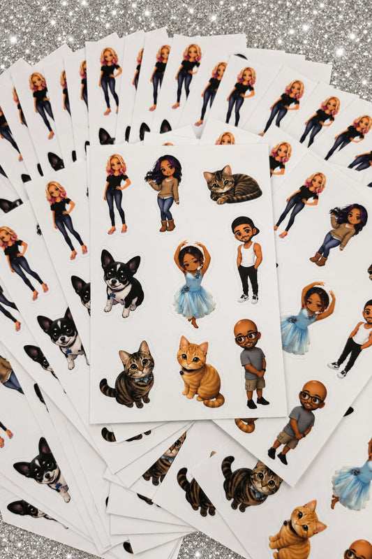 ES Family Sticker Sheet