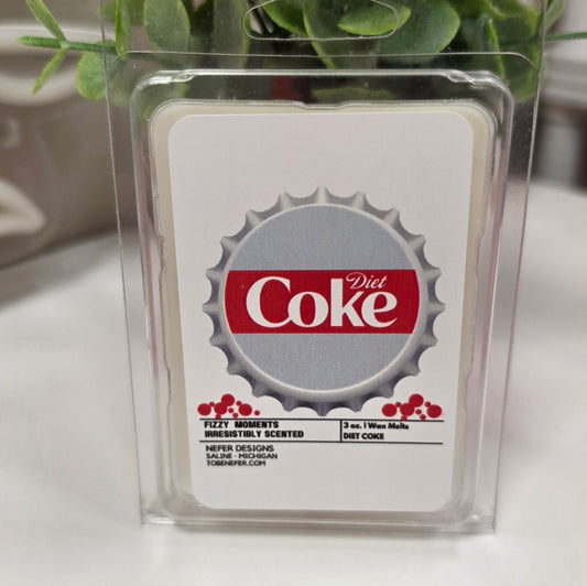 Diet Coke Soda Can Soy Candle