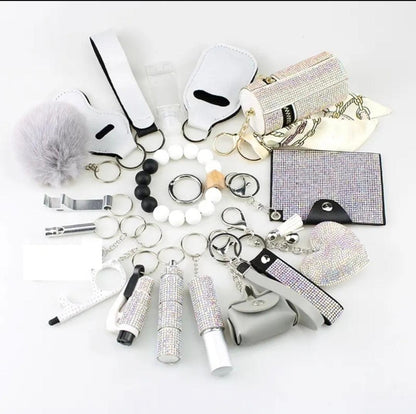 Deluxe Bling Keychain Set