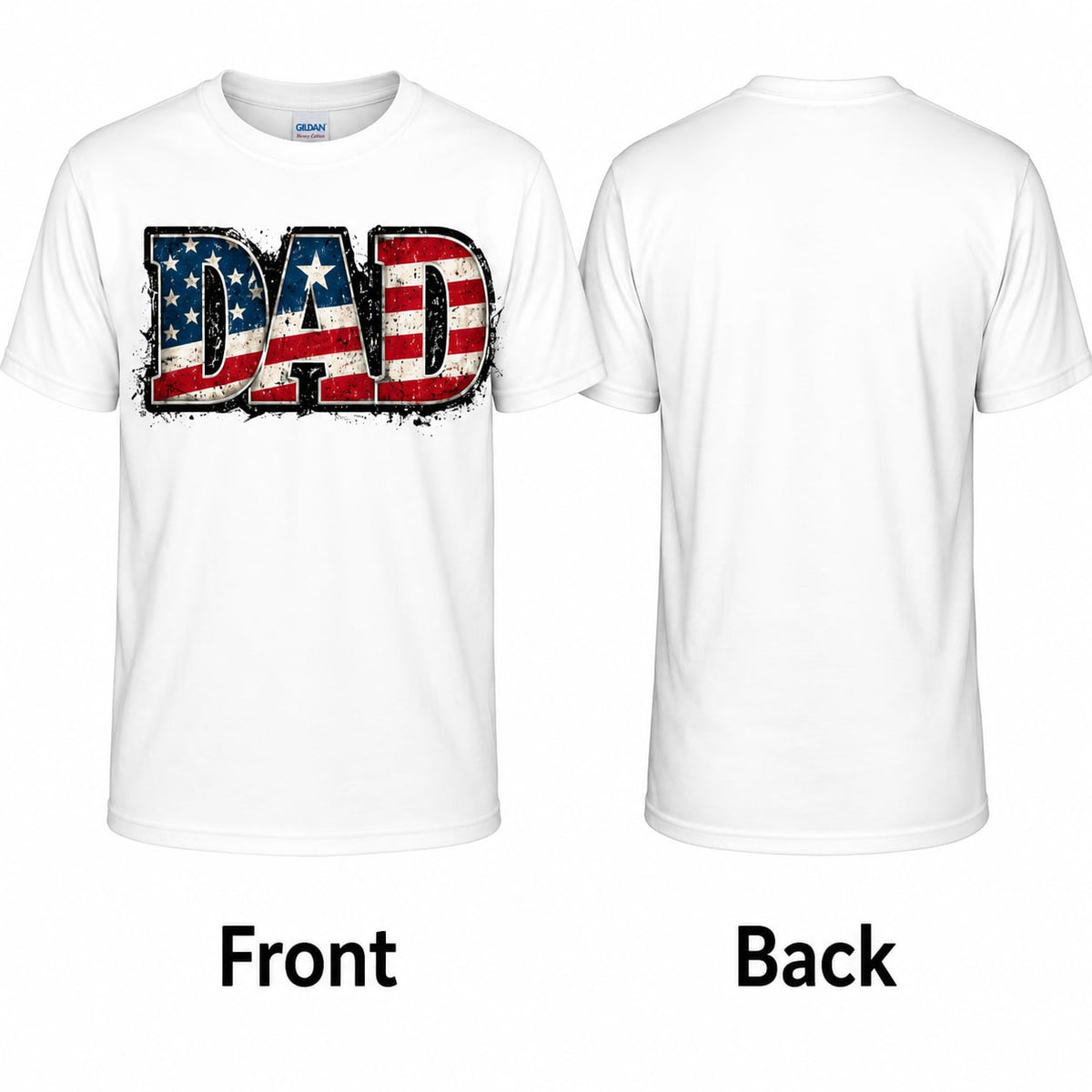 American Flag Dad T-Shirt