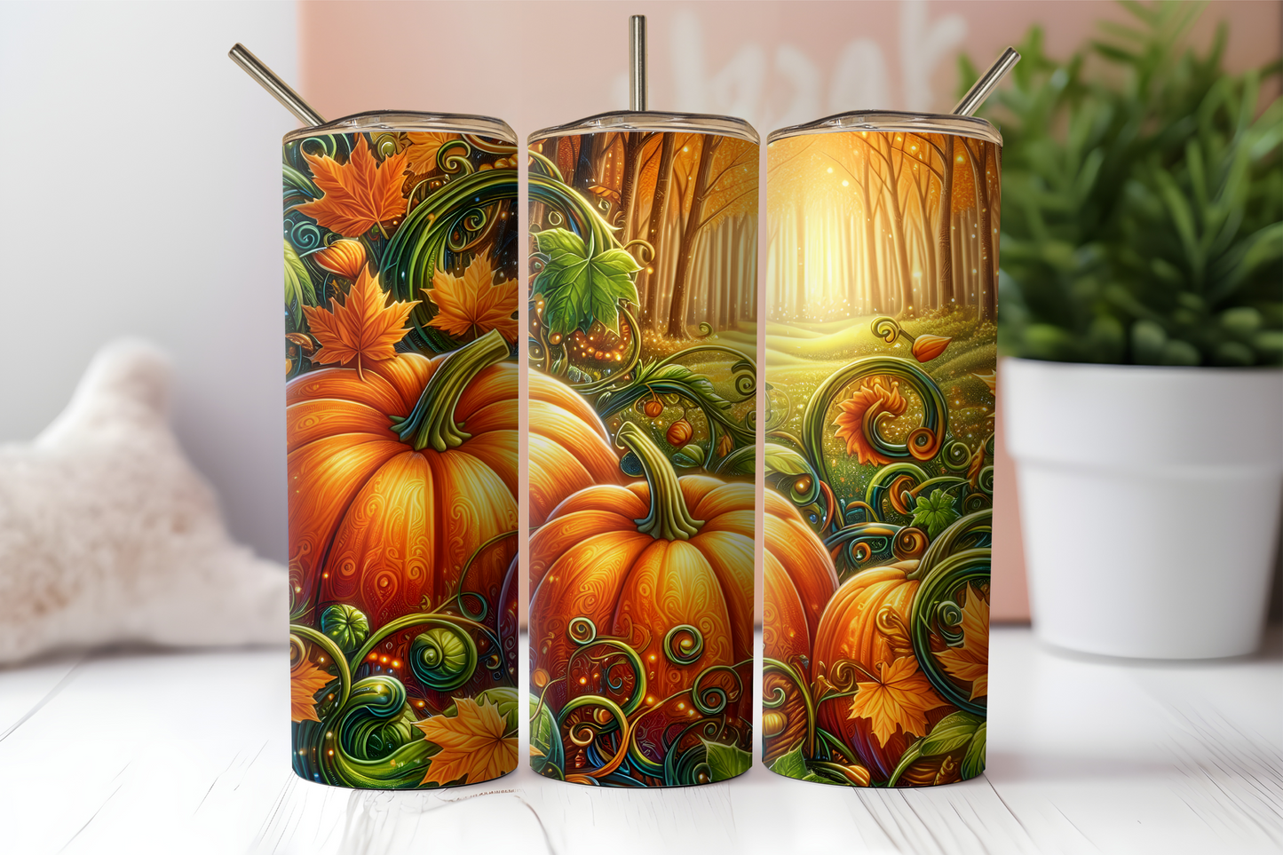 Fall Pumpkins, 20oz tumbler