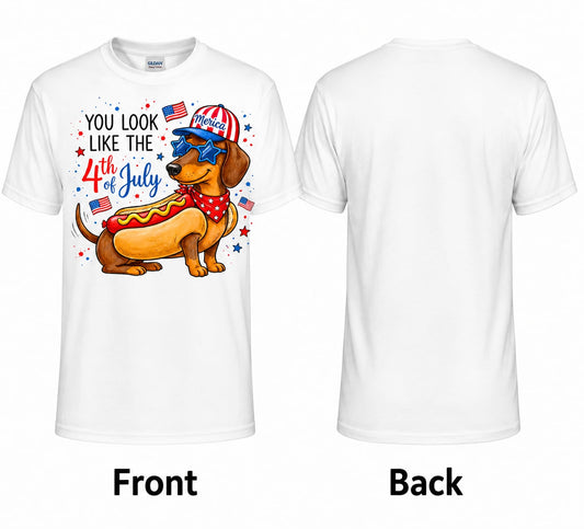 4th of July Hotdog T-Shirt
