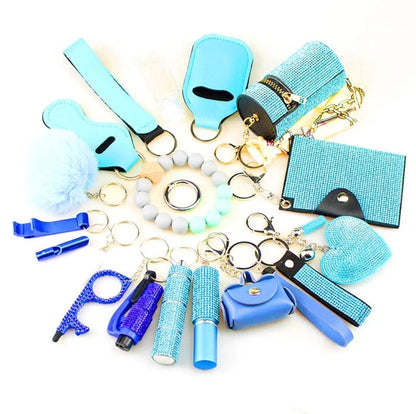 Deluxe Bling Keychain Set
