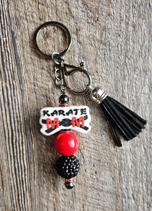 Karate Mom Keychain